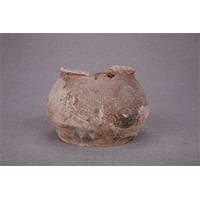 新石器时代网格纹陶罐