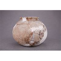 新石器时代凹底陶罐